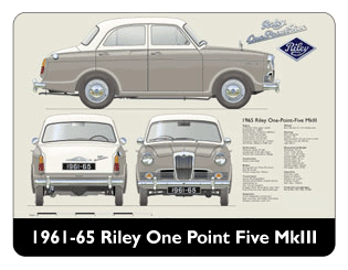Riley One-Point-Five MkIII 1961-65 Mouse Mat